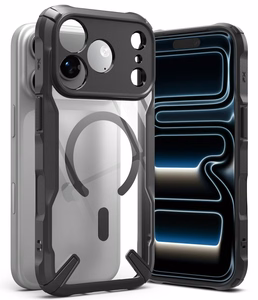 Ringke Fusion X Magnetic MagSafe dėklas iPhone 18 Pro Max / 17 Pro Max, juodas