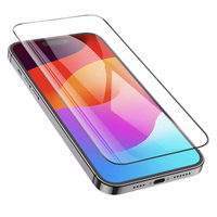 HOCO Apsauginis stiklas HD 5D Guardian shield (rinkinys 10-in-1) skirtas iPhone 15 Pro (juodas) (G14)