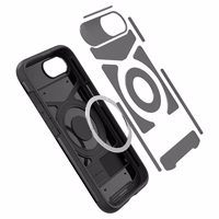 Spigen Slim Armor Magnetinis dėklas telefonui iPhone 16e - juodas