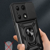 Tech-Protect CamShield Pro Dėklas telefonui Xiaomi Redmi Note 13 Pro 4G / LTE / Poco M6 Pro 4G / LTE - juodas