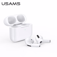USAMS Ausinės Bluetooth 5.0 TWS Emall Series belaidės baltas BHUYM01 (US-YM001)
