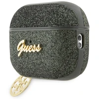 Guess GUAP2GLGSHA ausinių dėklas (m) - žalias Glitter Flake 4G Charm Collection