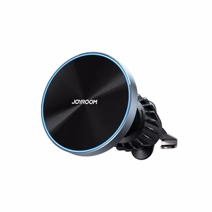 Belaidis automobilinis įkroviklis-laikiklis Joyroom (JR-ZS240 Pro) Magnetic (MagSafe 15W) tvirtinamas ant ventiliacijos grotelių juodas