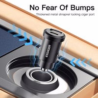 Automobilinis Įkroviklis Essager "Gyro Mini" Mėlynas 30W (2xQC3.0)