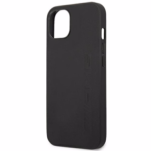 AMG AMHCP14MDOLBK iPhone 14 Plus 6.7 "juodas kietas dėklas Odinis Karštai spaustas