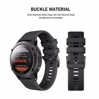 TECH-PROTECT SMOOTH GARMIN FENIX 5 / 6 / 6 PRO / 7 juodas