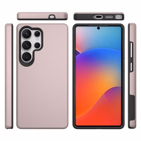 Dėklas Perfectionists Triangle Case Samsung S928 S24 Ultra rožinio aukso