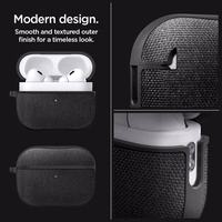 Spigen Urban Fit dėklas Apple AirPods Pro 1 / 2 - juodas
