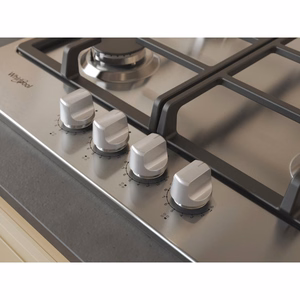 Whirlpool TGML 661 IX R Nerūdijančiojo plieno Įmontuoti 58 cm Dujinė 4 zone(s)