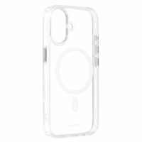 Liavec Blizgus Magnetinis Skaidrus dėklas telefonui Iphone 16 balta