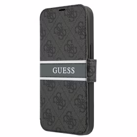 Guess GUBKP13X4GDGR iPhone 13 Pro Max 6,7" pilkas/grey book 4G Stripe