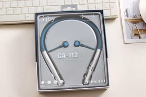 GJBY ausinės (f) - Bluetooth CA-112 mėlynos