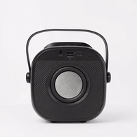 Blavec nešiojamas Bluetooth garsiakalbis WS-08 Karaoke Idol 8W su 2 mikrofonais juodas