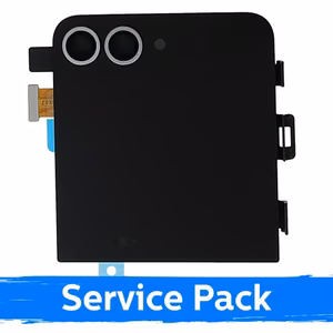 LCD ekranas suderinamas su Samsung F741 Z Flip6 (OUTER) su rėmeliu / Sidabro šešėlis / (Service Pack)