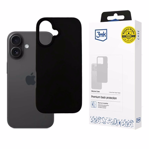 3mk Silikoninis dėklas telefonui iPhone 16 Plus - juodas