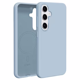 Etteri Silikoninis Mag dėklas for Samsung Galaxy S25 šviesiai mėlynas