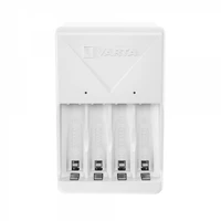 VARTA KIŠTUKINIS ĮKROVIKLIS 57657 + 4 x įkraunama baterija R6 (AA) 2100mAh