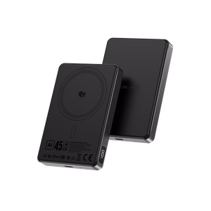 Blavec Power Bank 10000mAh BJ-05 Ultra Fast 16mm - Type C - Qi2.2 25W + PD 45W магнитная индукция Magsafe 2 in 1 (PBBJ05-QI22MC10B) черный алюминий (поврежденная упаковка)