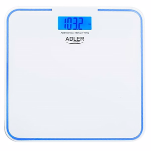 Bathroom scale ADLER AD 8183 with edge lighting White