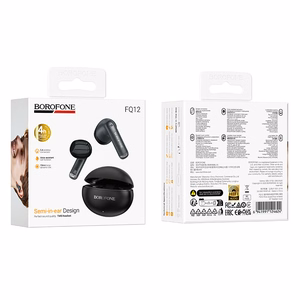 Borofone TWS Bluetooth Ausinės FQ12 Nice juodos