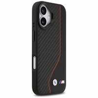 BMW M Carbon Line & Logo MagSafe dėklas iPhone 17 - raudonas