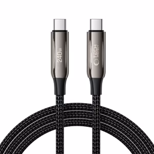 Кабель Tech-Protect UB10T Ultraboost USB-C PD240W QC4.0 200 см - чёрный