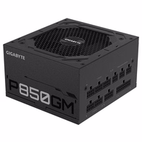 Gigabyte P850GM maitinimo blokas 850 W 20+4 pin ATX ATX Juoda