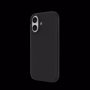 JUST MUST REGULAR DEFENSE silikoninis dėklas su MAGSAFE iPhone 17 juodas