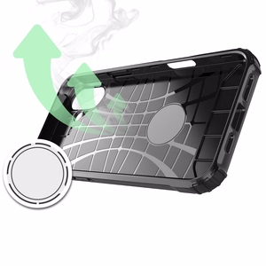 Hybrid Armor dėklas telefonui iPhone 16 Plus - juodas