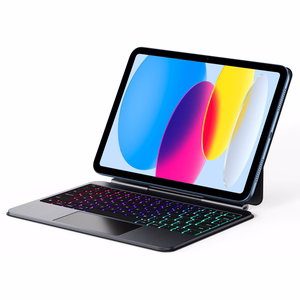 Dux Ducis MK serijos klaviatūros dėklas iPad 10" (2022) / iPad 11" (2025), juodas