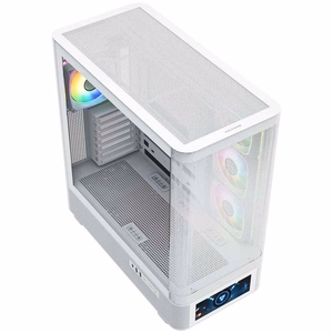 MODECOM kompiuterio korpusas Volcano AQ500 ARGB Midi Balta