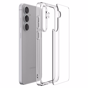 Spigen Ultra Hybrid dėklas telefonui Samsung Galaxy S25 FE – skaidrus