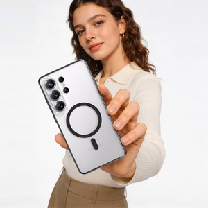 Rock Crystal Armor Series Magnetic Dėklas for Samsung Galaxy S26 juodas