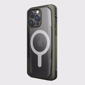 Raptic X-Doria Apsauginis dėklas iPhone 14 Pro Max su Magnetine šarvuota danga žalia