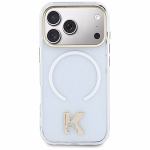 Karl Lagerfeld IML K Head Logo MagSafe Dėklas for iPhone 17 Pro - Clear