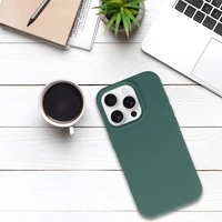 Tel Protect silikoninis dėklas telefonui Iphone 16 Pro Max tamsiai žalias