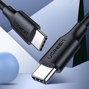 Ugreen US286 USB-C - USB-C 3A 480Mb/s laidas 3m juodas