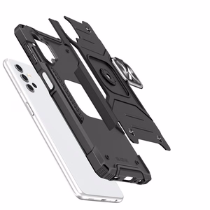 Wozinsky Ring Armor Case с подставкой прочный защищённый чехол для Samsung Galaxy A32 5G чёрный