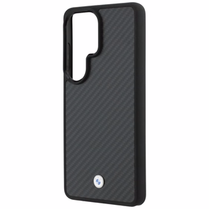 BMW Sign Magnetic Carbon Fiber MagSafe Dėklas for Samsung Galaxy S26 Ultra - juodas