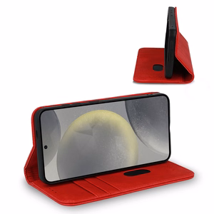 Wonder Smart dėklas Samsung Galaxy S25 Edge raudonas