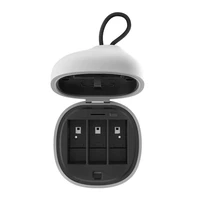 3 lizdų vandeniui atsparus įkroviklis Telesin Allin dėžutė + 2 baterijos GoPro Hero 12 / 11 / 10 / 9