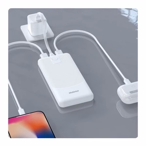 Išorinė baterija Dudao K10Pro balta 20000mAh (QC3.0)