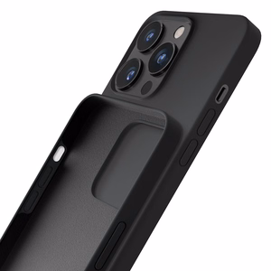 iPhone 13 Pro Max serija 3mk Silicone Case - juodas