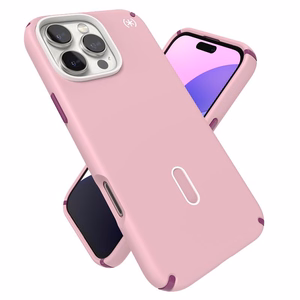 Speck Presidio2 Pro dėklas su MagSafe ir ClickLock, skirtas iPhone 16 Pro Max, „Wednesday Pink/Boysenberry Purple“