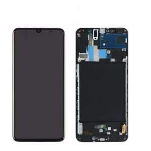 LCD дисплей для Samsung A705 2019 A70 чёрный с рамкой HQ