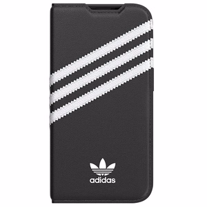Adidas OR Dėklas telefonui Booklet PU iPhone 14 Pro juodas/baltas 50196
