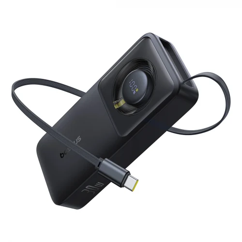 Внешний аккумулятор Baseus Free2Pull с выдвижным кабелем USB-C