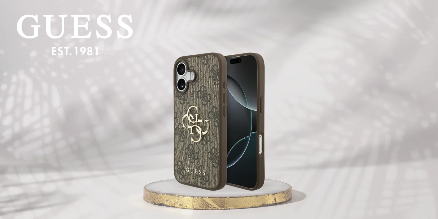 Guess 4G Big Logo Case for iPhone 17 - Brown