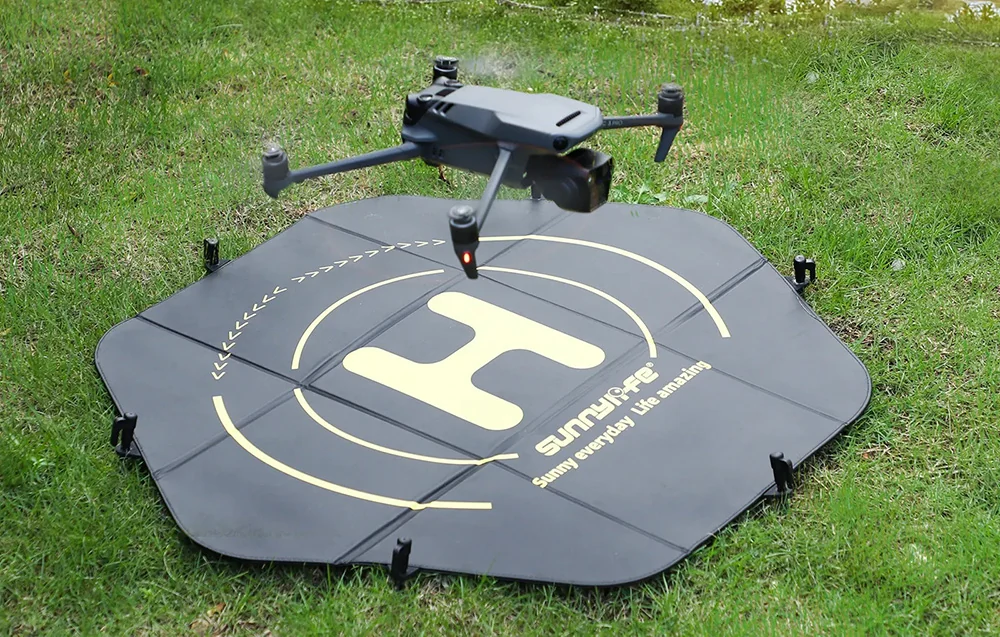Nusileidimo kilimėlis dronams Sunnylife 80cm šešiakampis - Dvipusis (TJP11)
