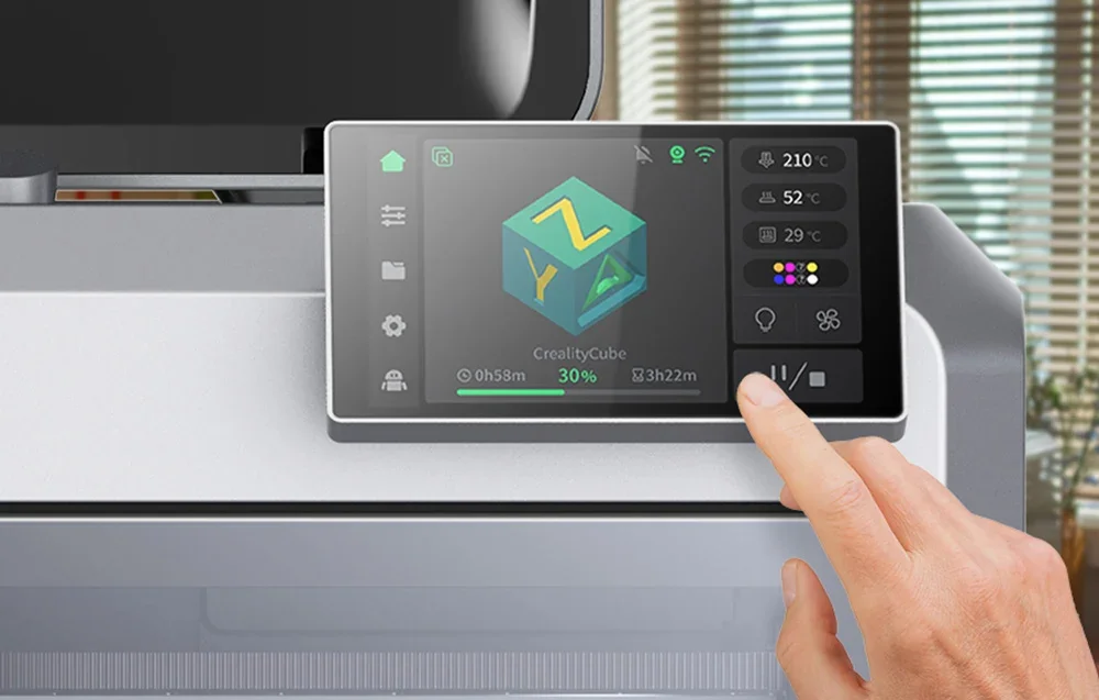 Creality K2 Plus kalibravimas ir RFID funkcijos